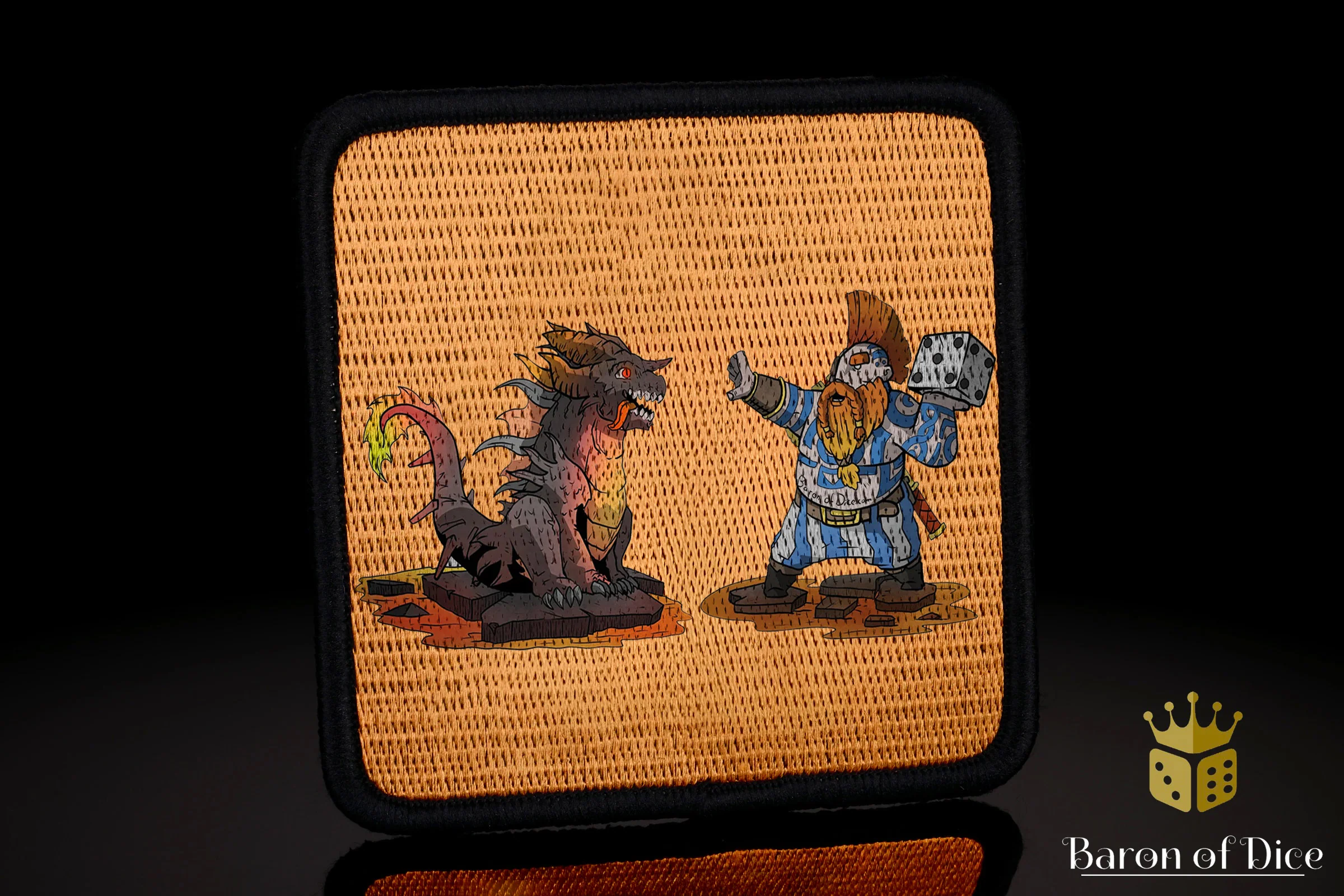 Baron's Dice Bag | Dwarven Hero Velcro Patch - Image 2