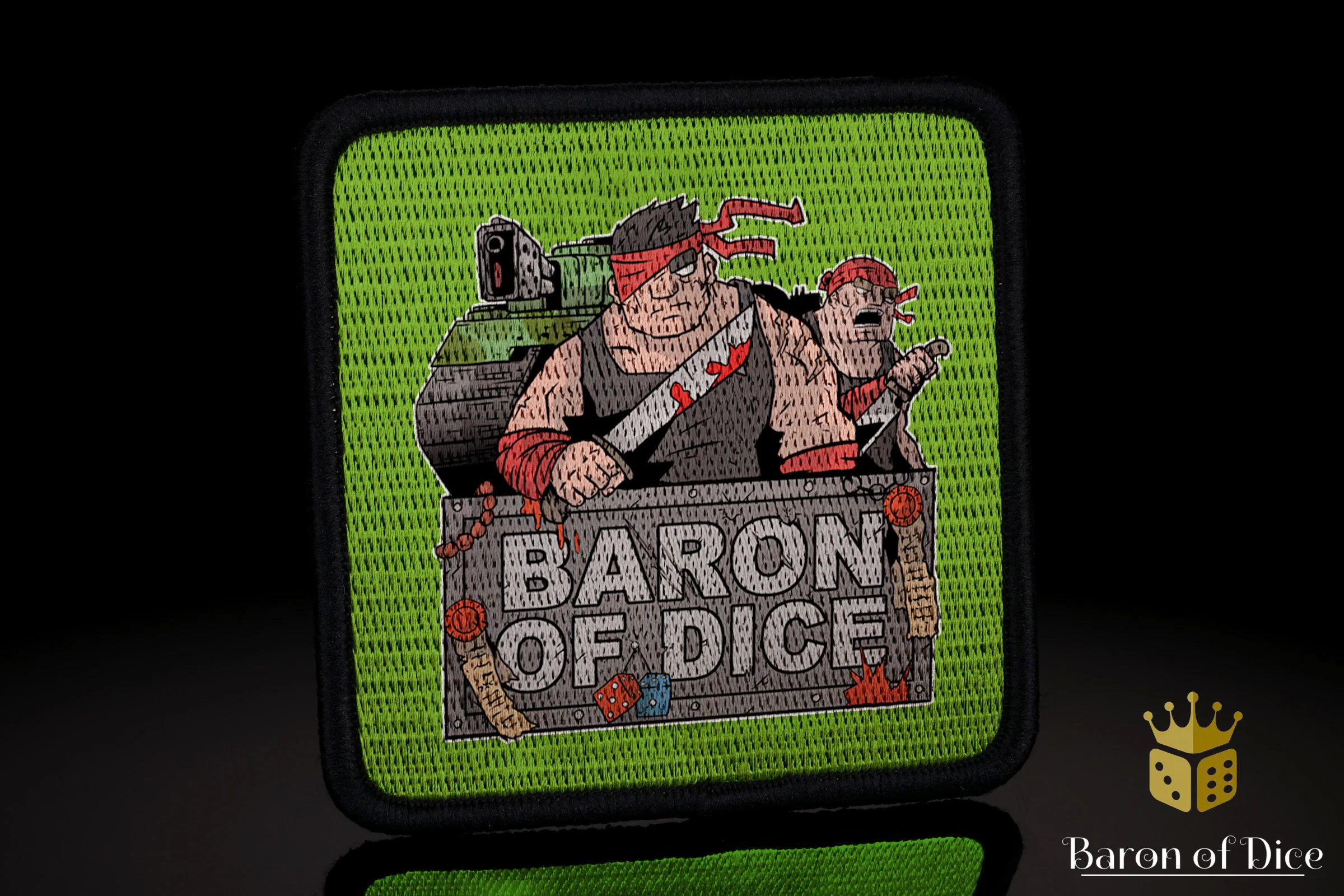 Baron's Dice Bag | Jungle Fighters Velcro Patch - Image 2