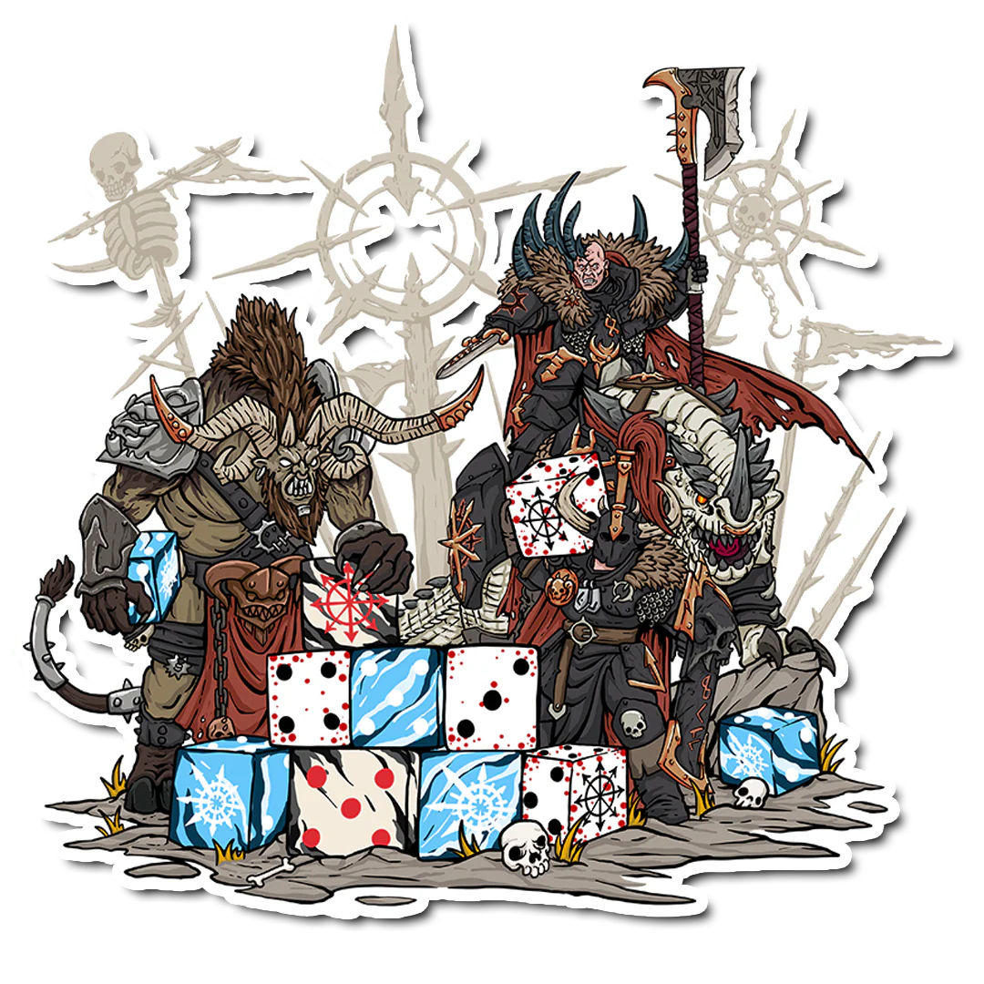 Premium Vinyl Stickers - Chaos Consumed