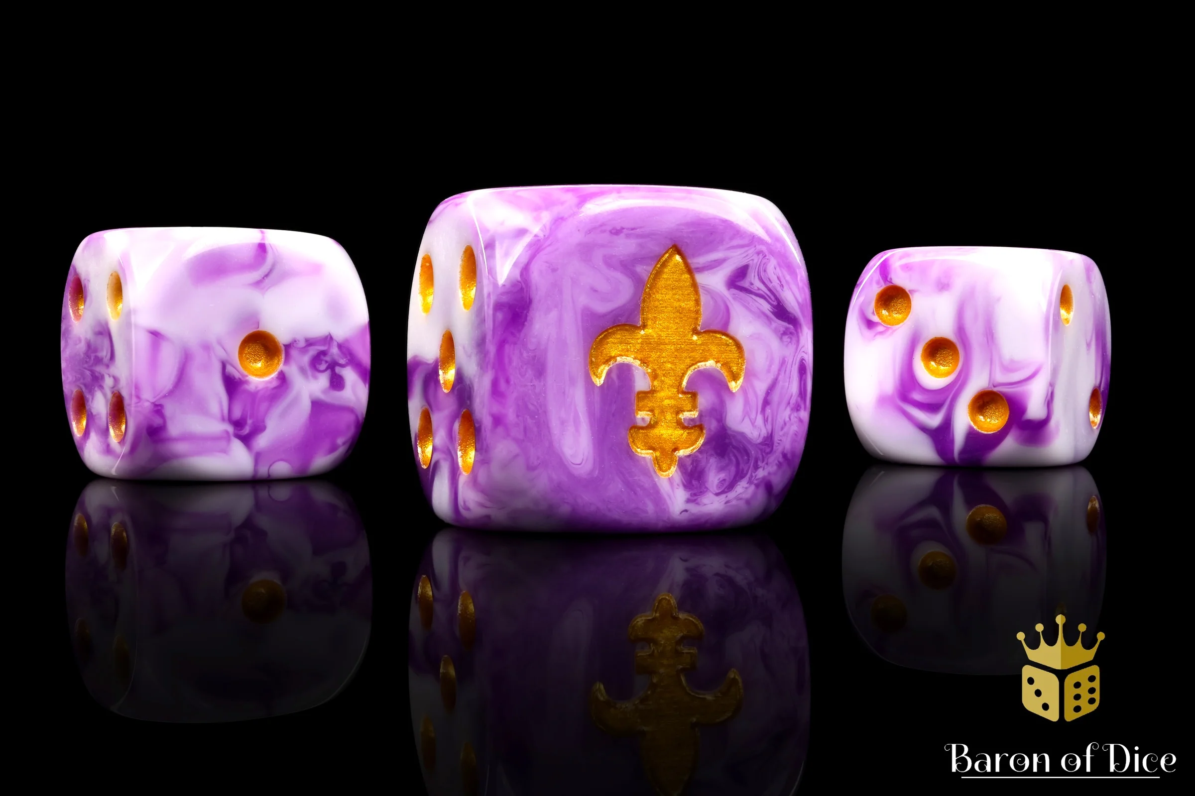 Fleur De Lis - Purple - Image 3