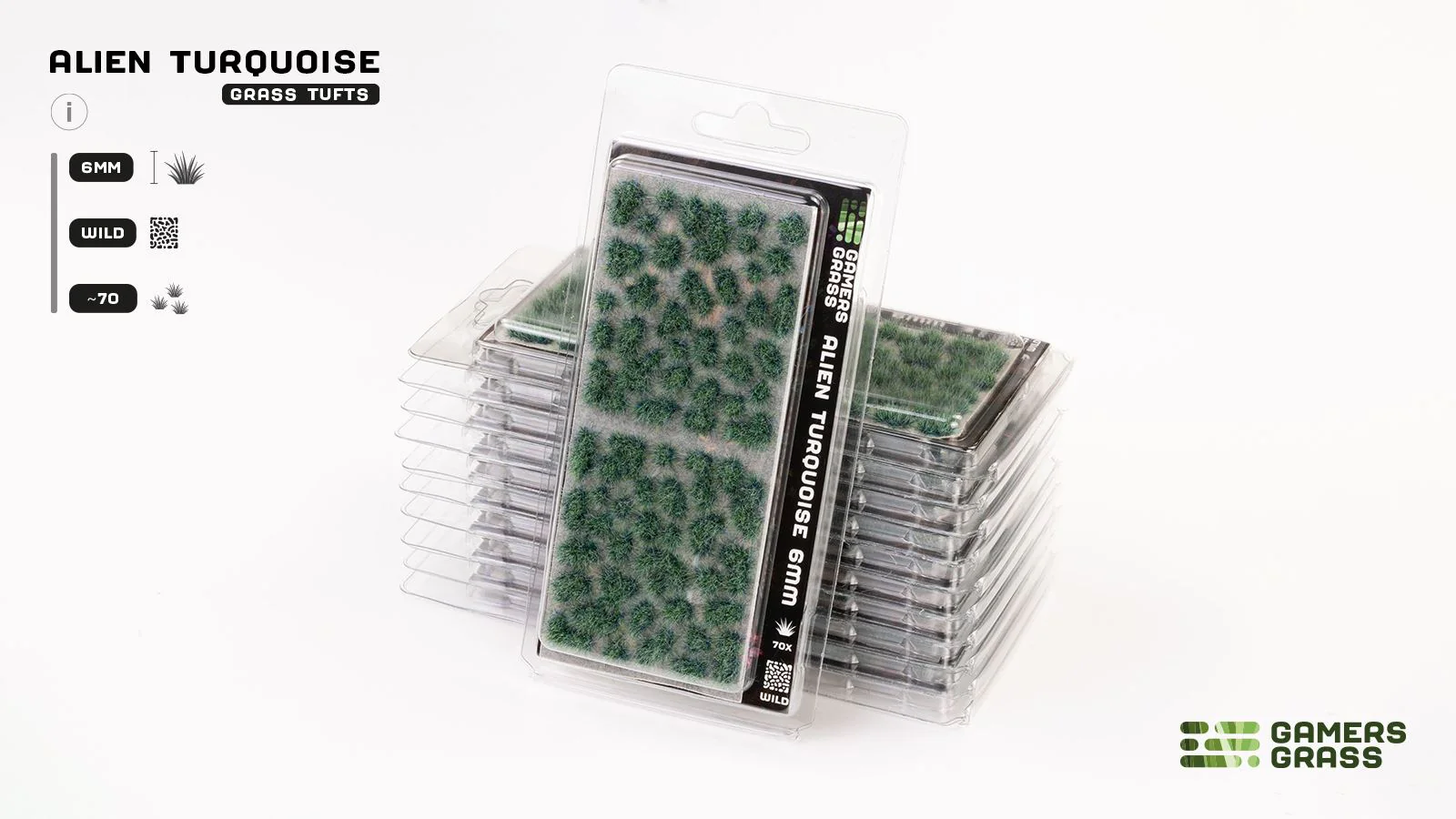 Gamers Grass | Alien Tuft | Alien Turquoise - Image 3