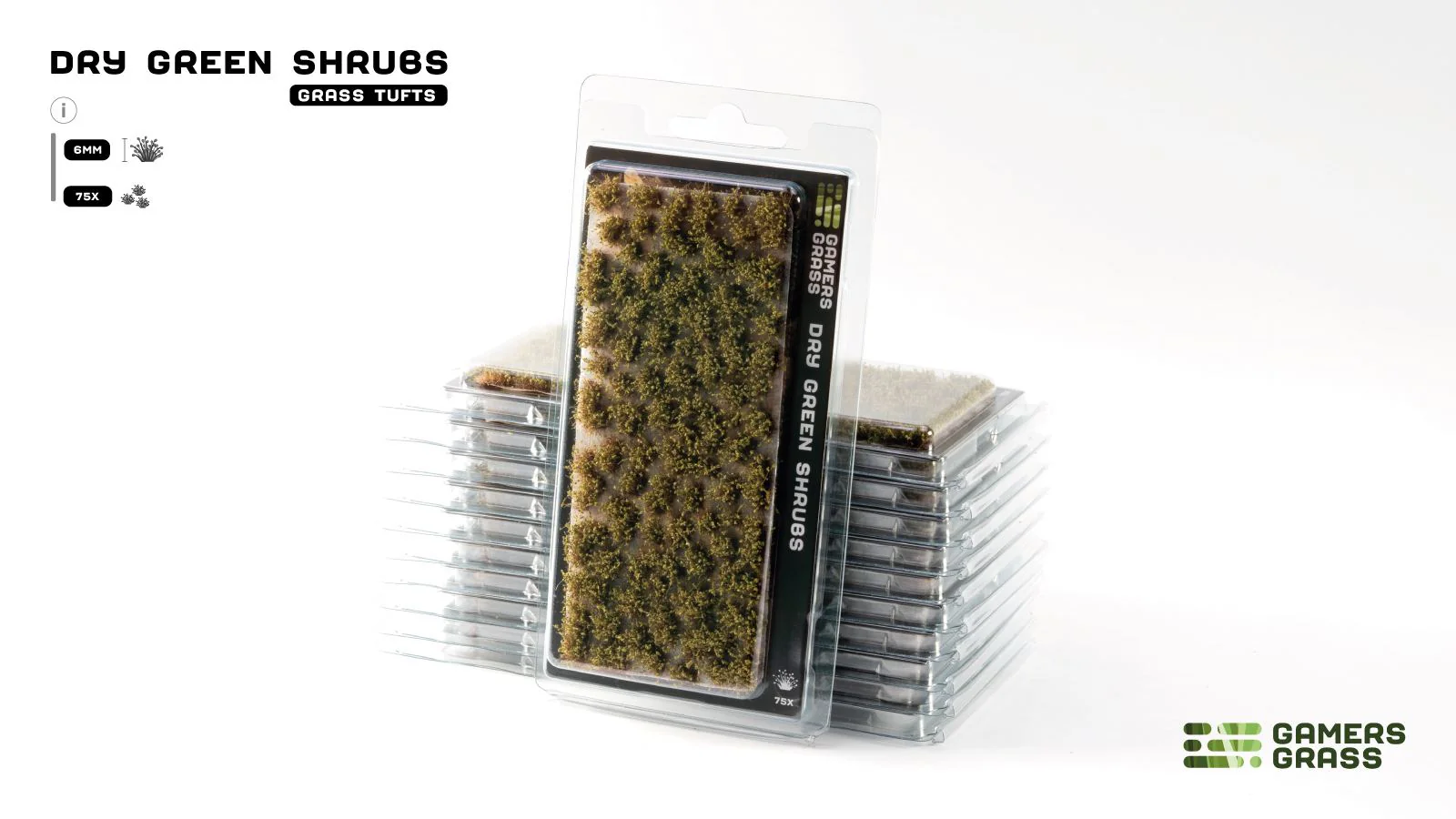 Gamers Grass | Shrub Set | Dry Green - Image 2