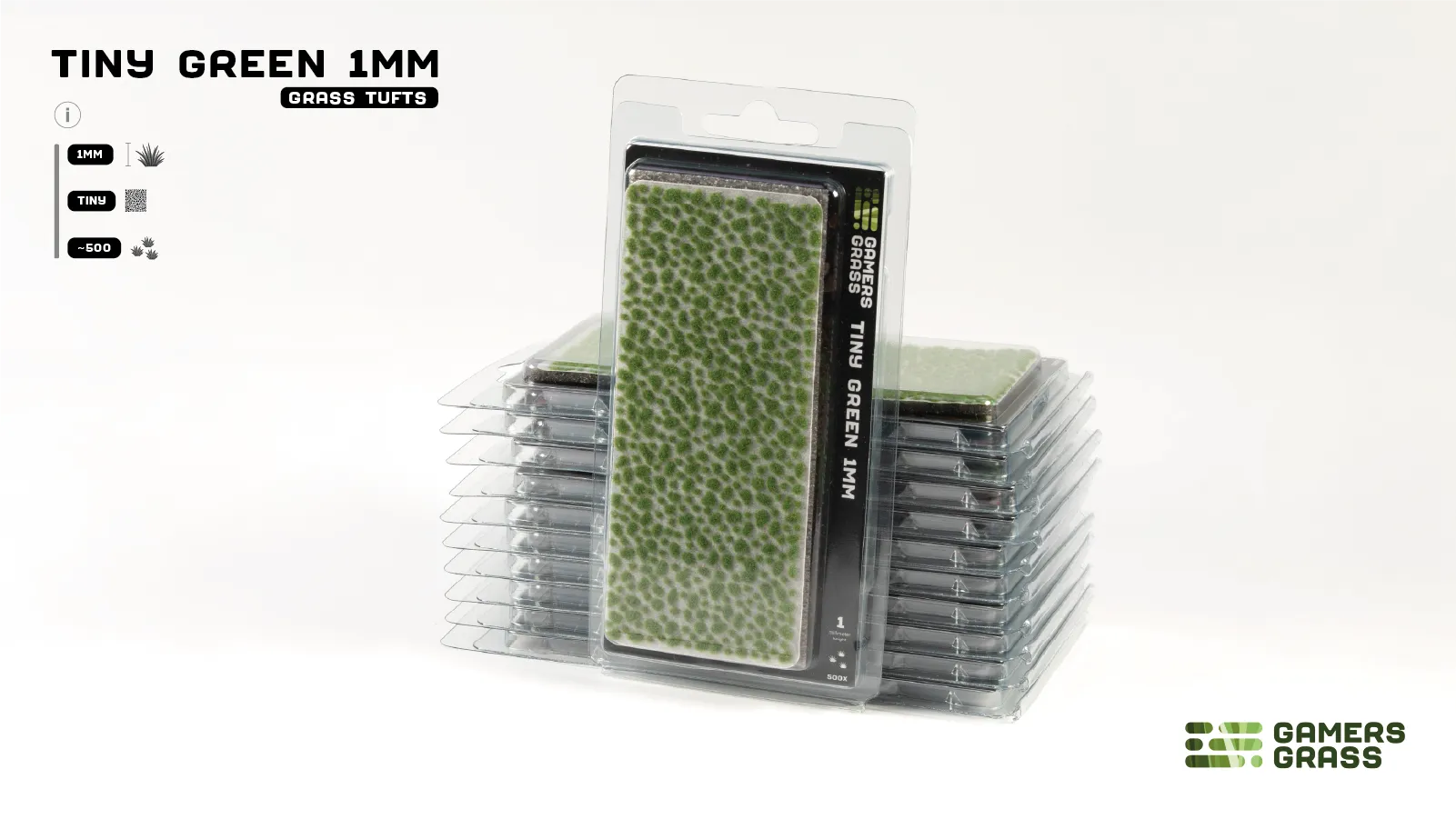 Gamers Grass | Tiny Tufts | Green (1mm) - Image 2