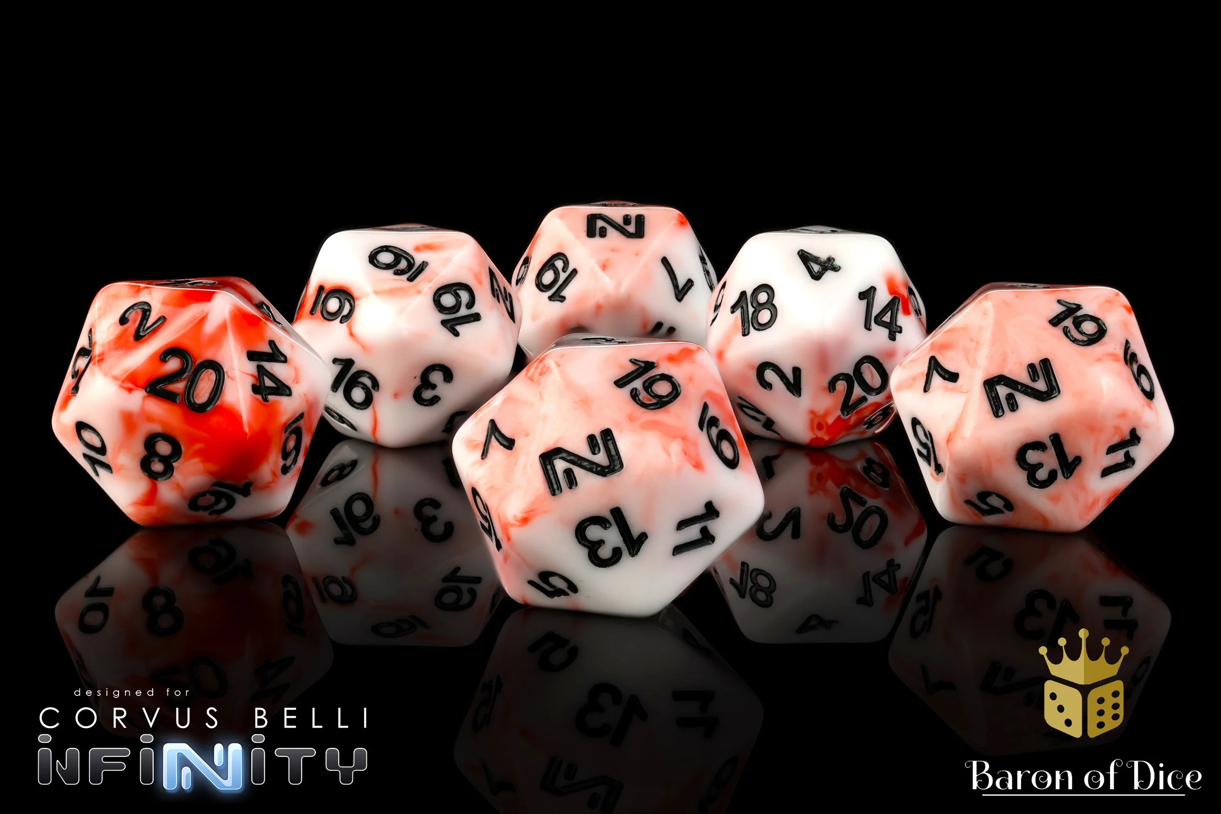 Infinity: N5 Bloody Intent - Official Dice Set - Image 2