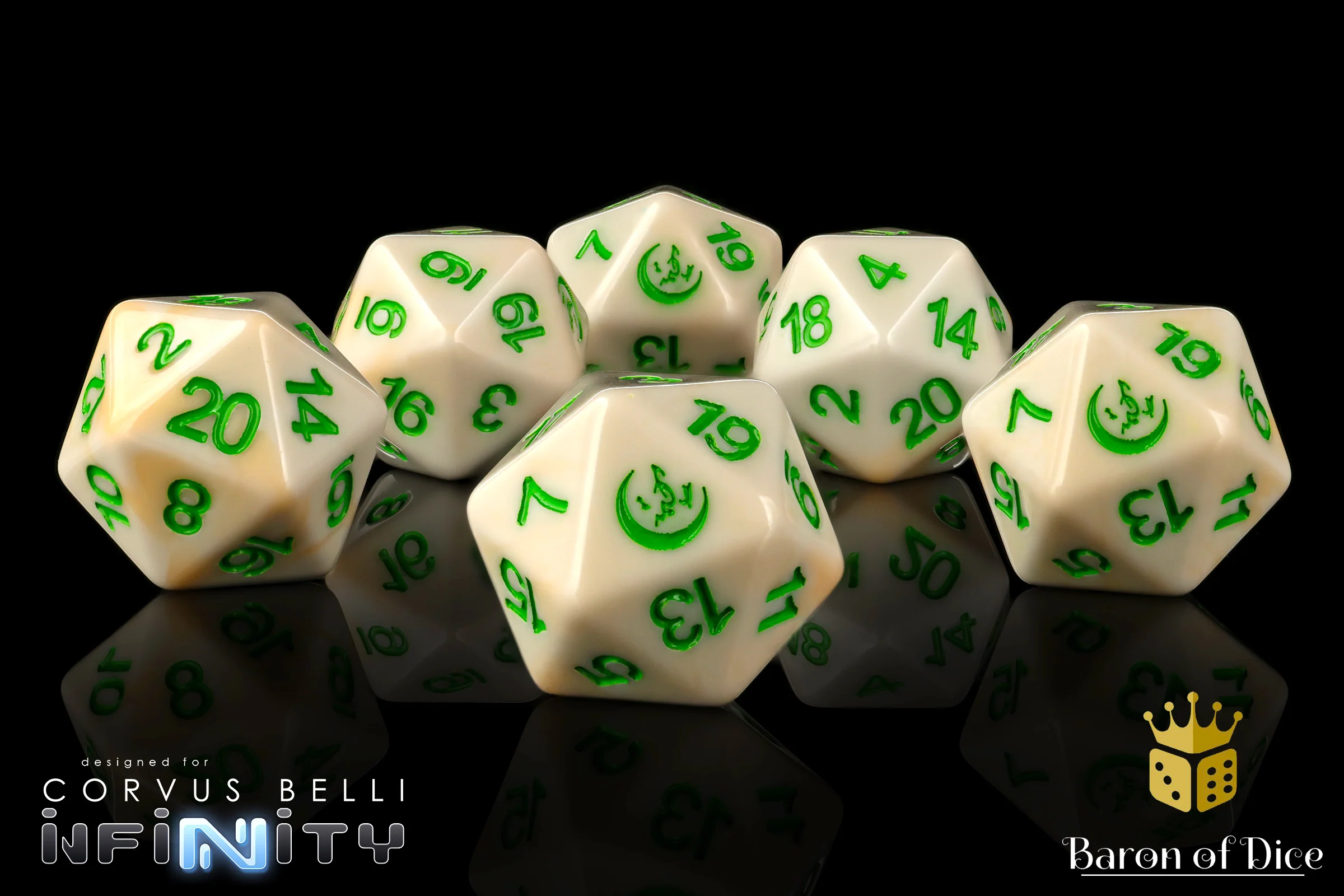 Infinity: N5 Haqqislam - Official Dice Set - Image 2