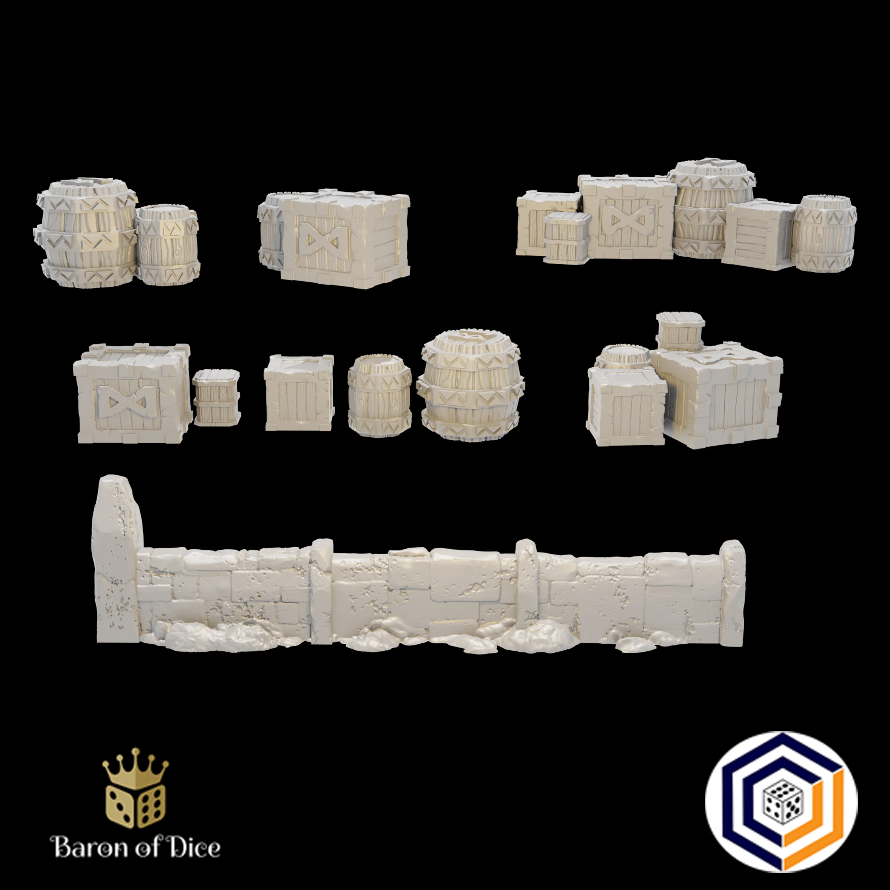 Kingdom of Durak Deep Dwarven Scatter Set (STL File) - Image 2
