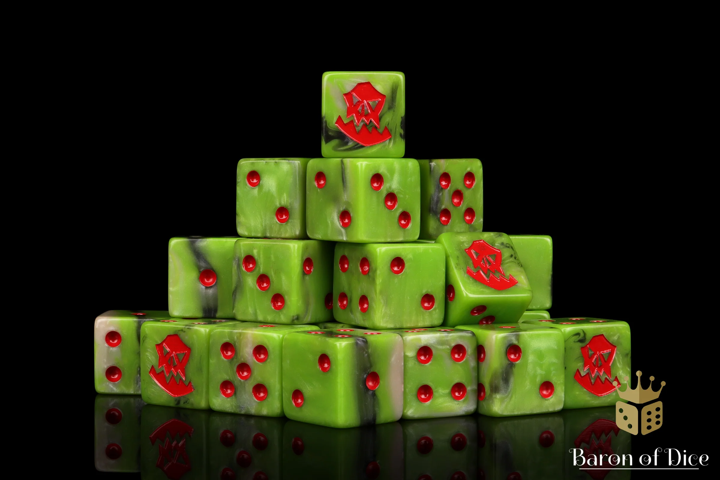 Orc Dice - Red - Image 2