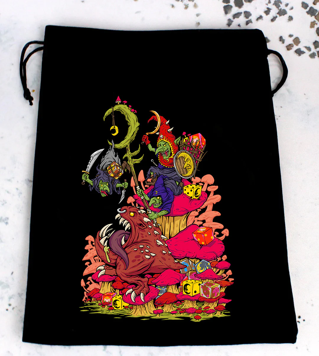 Premium Black Dice Bags - Image 52