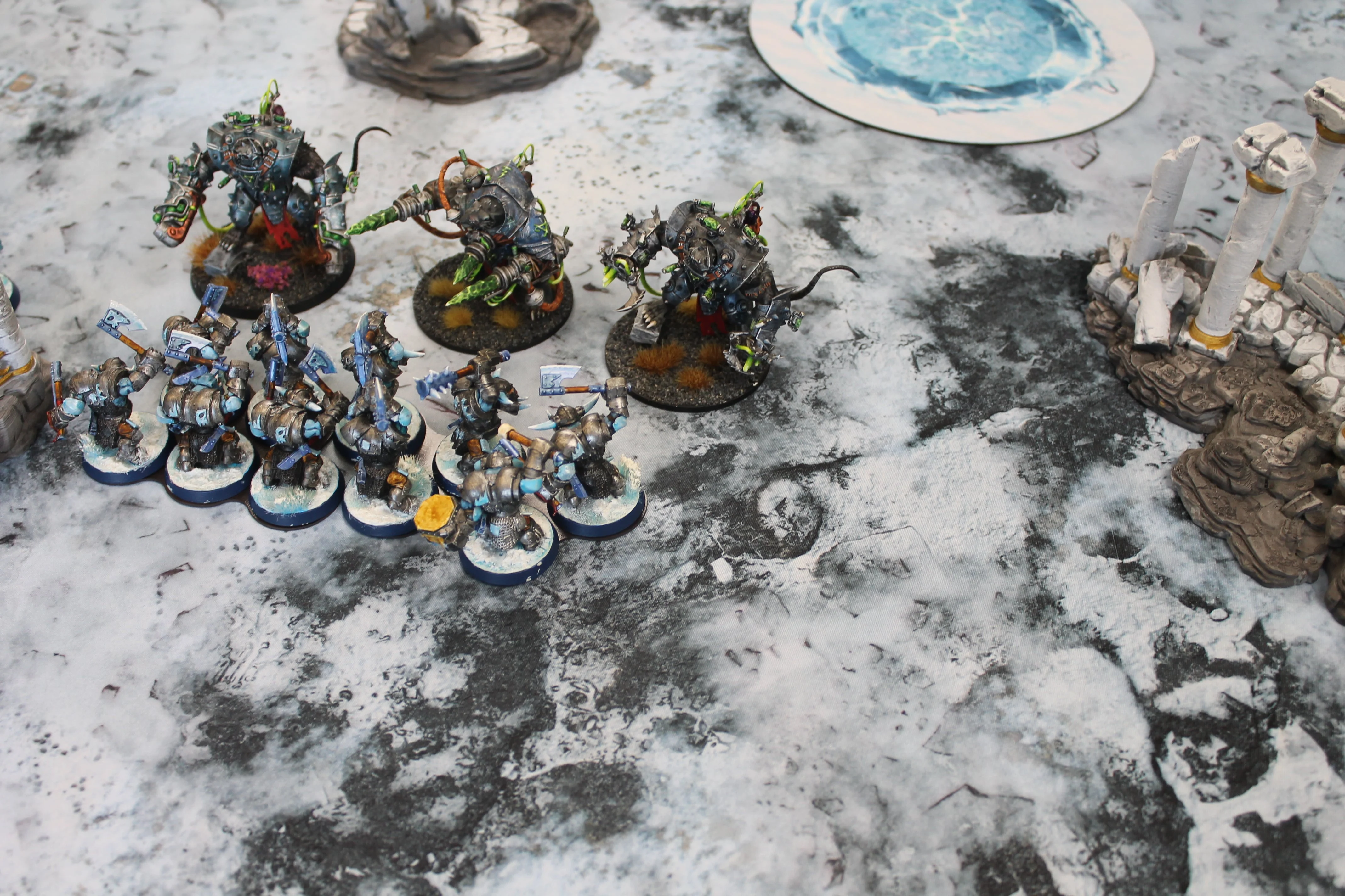 Snowy Tundra - Neoprene Battle Mat - Baron of Dice - Image 2